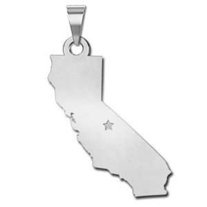 Personalized California Pendant or Charm