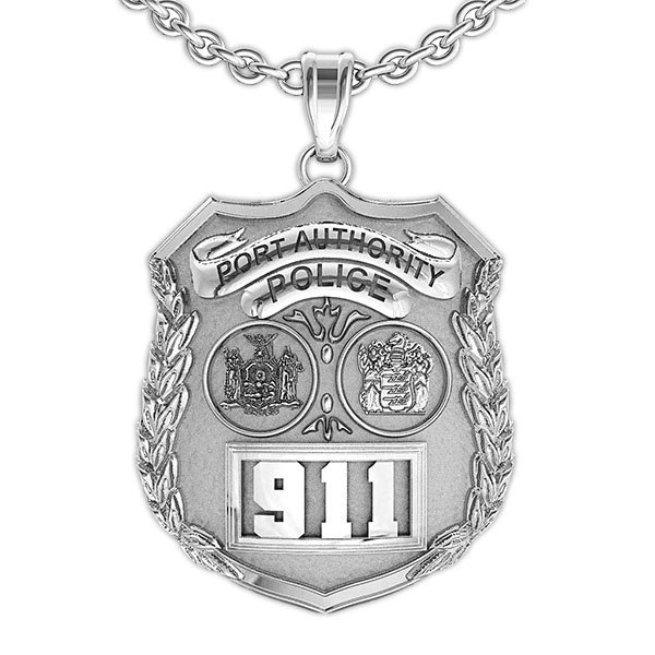 Nynj Personalized Port Authority Police Badge W Your Number Pg85942