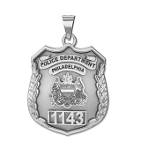 Personalized Philadelphia Police Badge with Your Number - PG87308