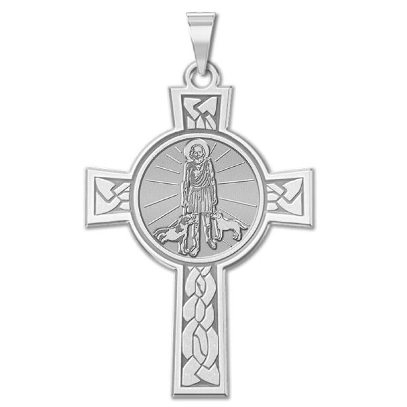 STAINLESS AND BLACK MEMORABLE CROSS MEMORIAL KEYCHAIN