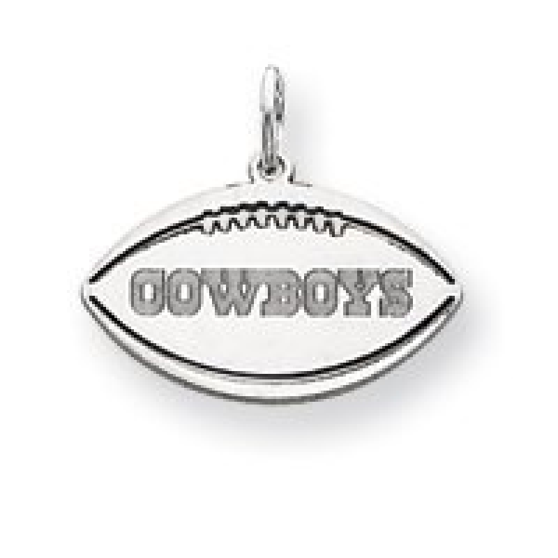 Dallas Cowboys Pendant, 14K White - The GLD Shop