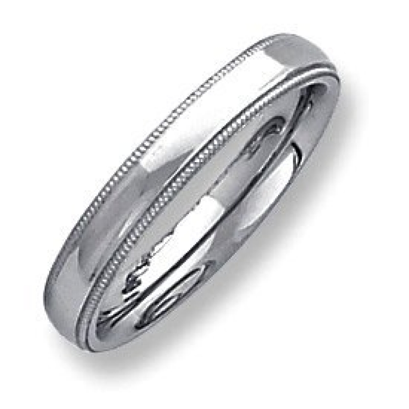 Silver 4mm Comfort Fit Band