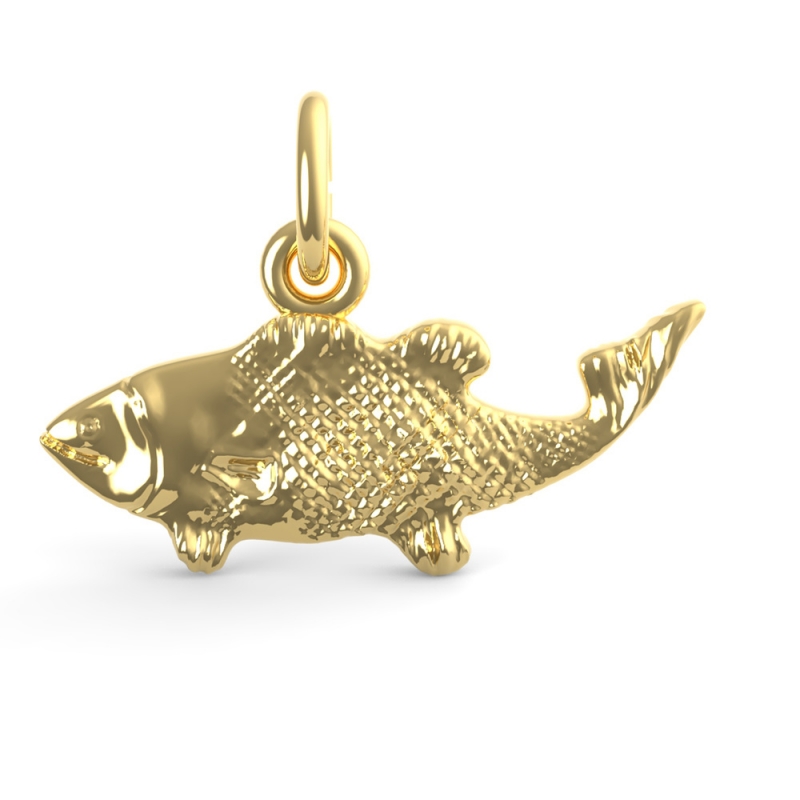 Bass Fish Charm