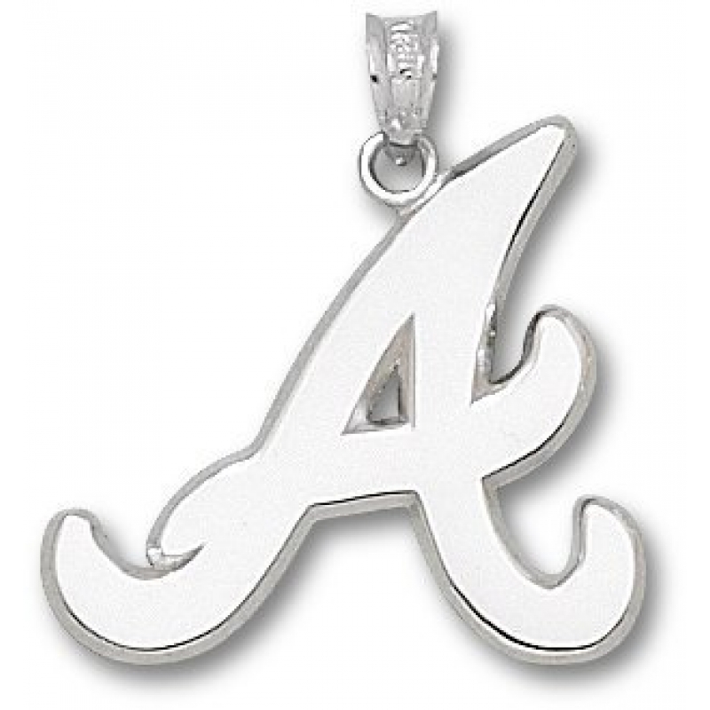 Atlanta Braves Pendant, 14K White - The GLD Shop