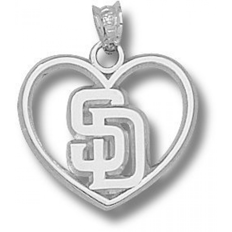 14kt Yellow Gold MLB San Diego Padres Pendant Necklace. 18