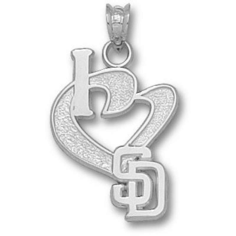 14kt Yellow Gold MLB San Diego Padres Pendant Necklace. 18