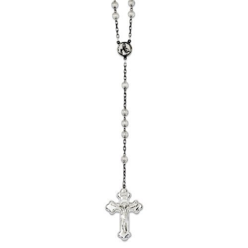 Jesus deals rosary necklace