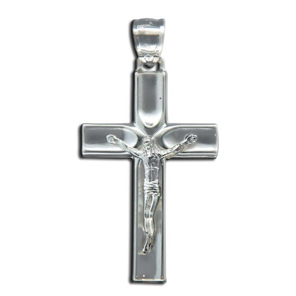 Sterling Silver Crucifix Cross Pendant - PG79242