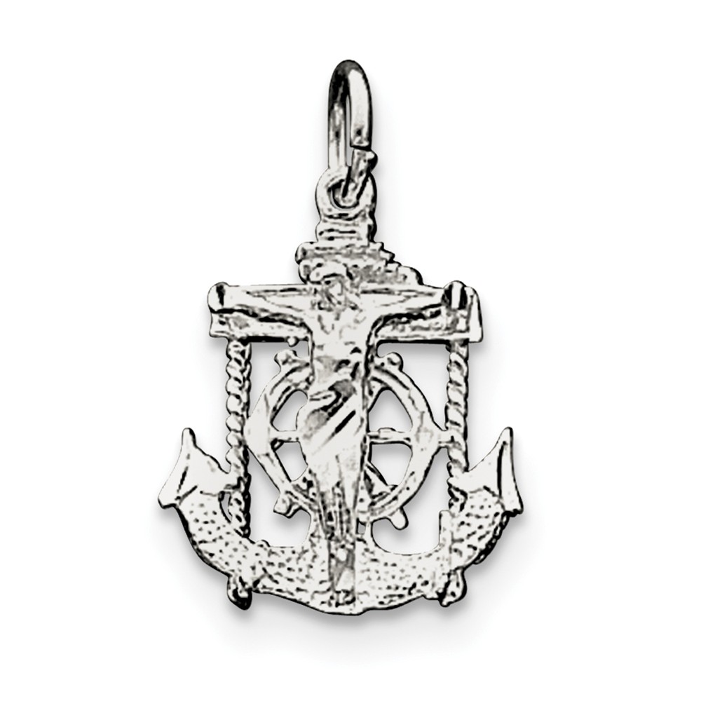 Sterling Silver Mariner Cross Pendant - PG95275