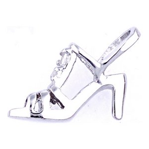 Glass Charm Locket Shoe Strappy Heel Charm