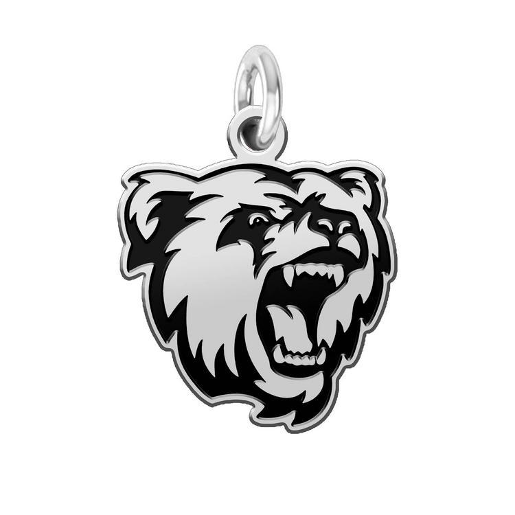 Bridgewater State Bears Silver Logo Cut Out Charm - PG88228
