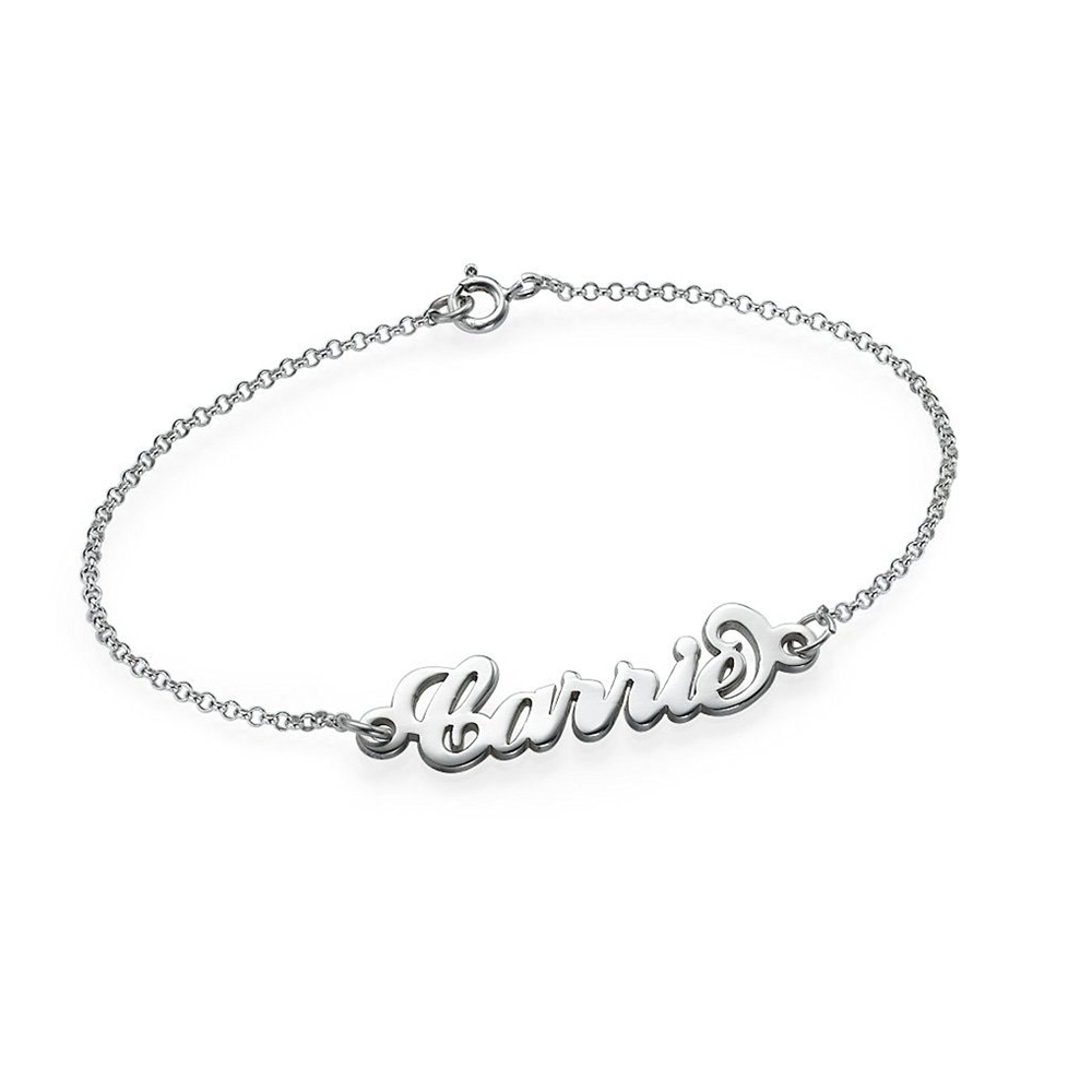 Exclusive Personalized Name Anklet Bracelet- - PG91356
