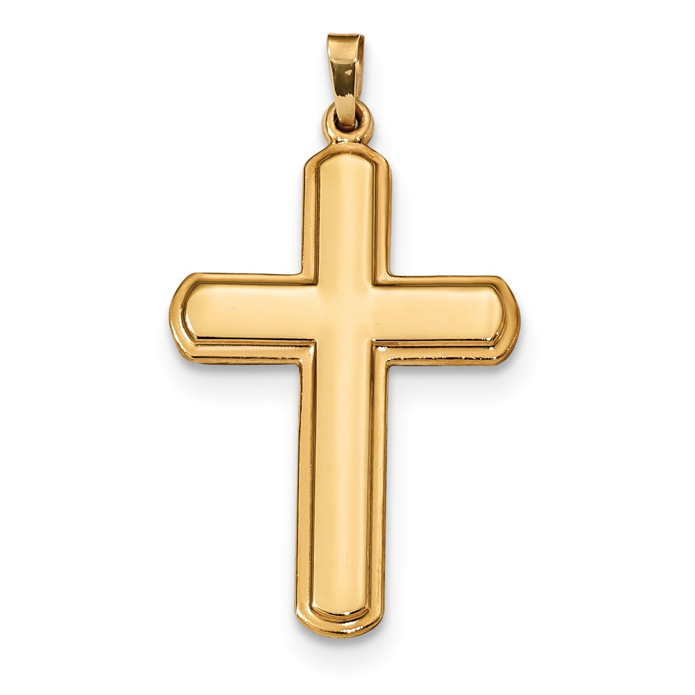 14k Polished Latin Cross Pendant - PG97175