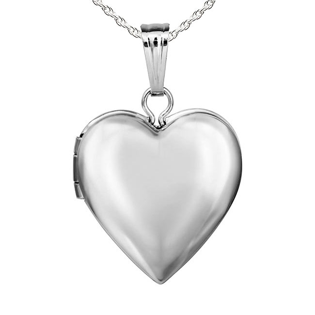 Sterling Silver Heart Locket - 617PG65626