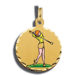 Golf Charm Woman