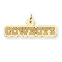 14K Dallas Cowboys Jersey W/Name & Star Charm - 535PG68881