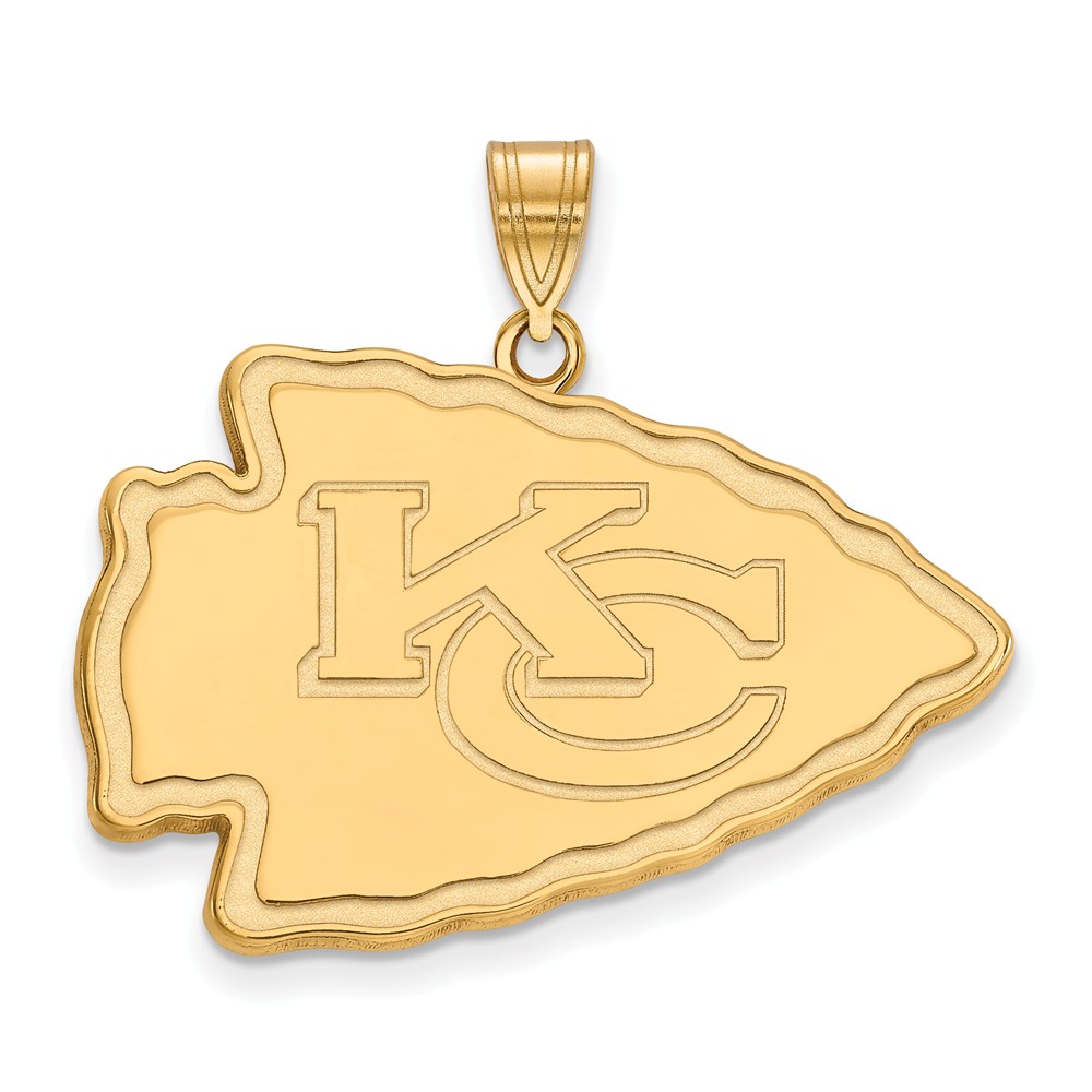 Kansas City Chiefs NFL Gold Tennis Bracelet - Kansas City Chiefs