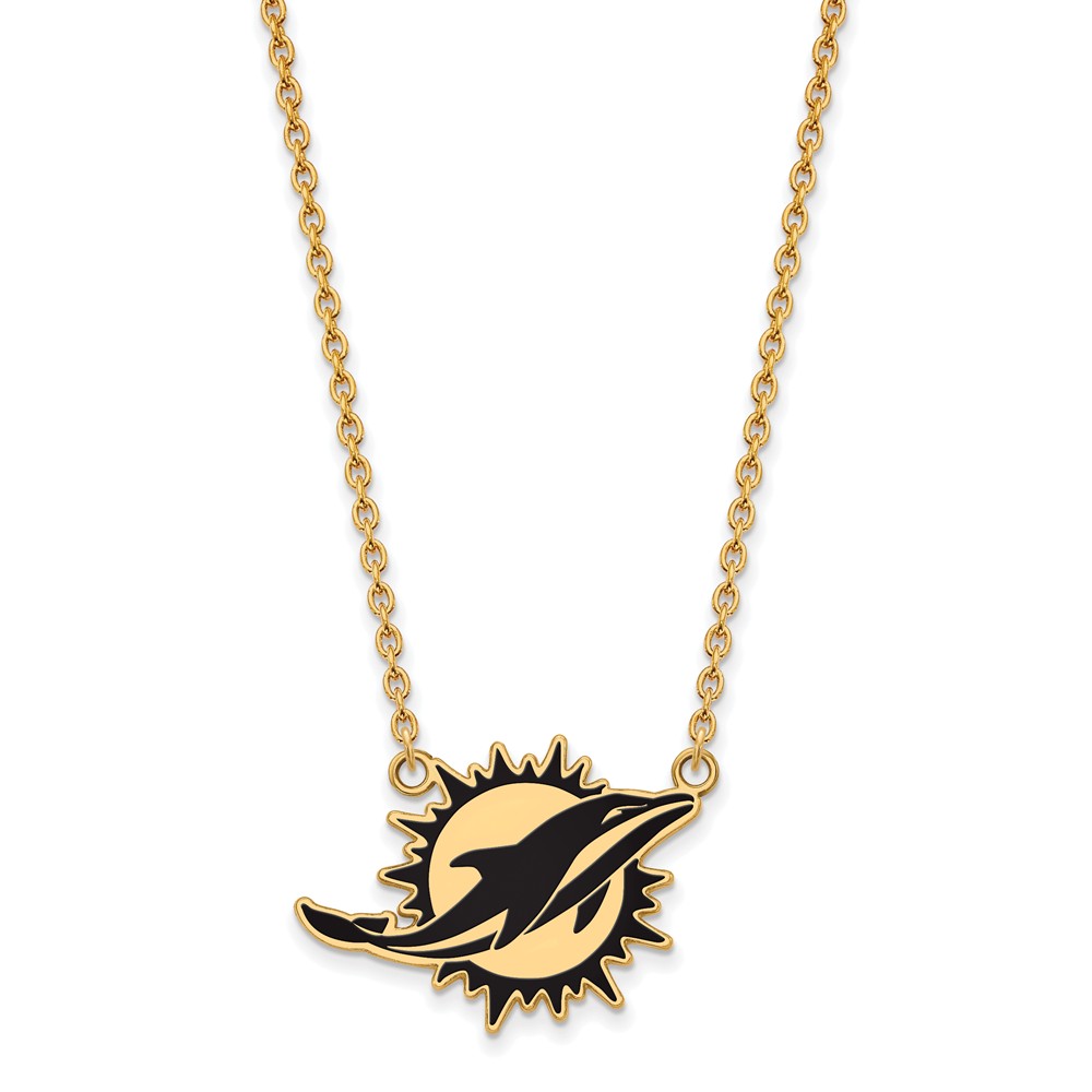 Women's Miami Dolphins Three-Charm Necklace