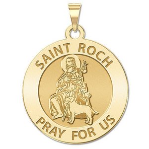 Saint Roch Religious Medal  EXCLUSIVE 