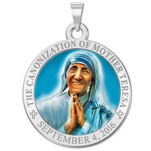 Canonization of Mother Teresa Commemorative Religious Medal in Color