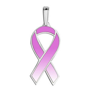 Awareness Ribbon Orchid Color Charm