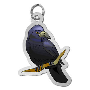 Bird   Crow Charm