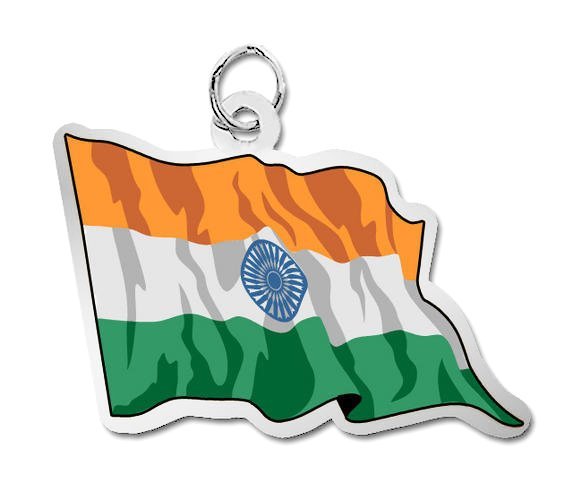 India Flag Charm - 699PG69887