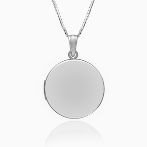 Build Your Own Sterling Silver 2 Picture Round Locket