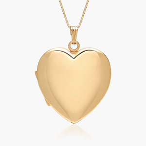 Build Your Own 14K Gold 4 or Four Photo Heart Locket