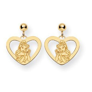 Disney Belle Dangle Post Earrings