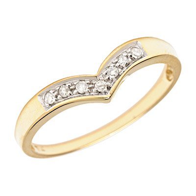 yellow gold promise rings