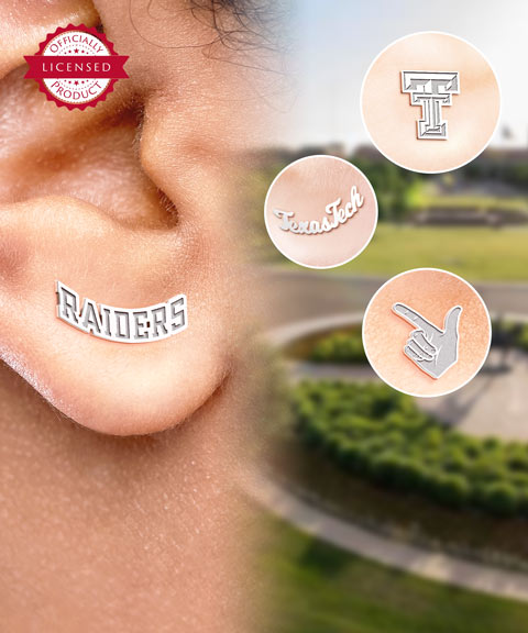 Texas Tech Earrings