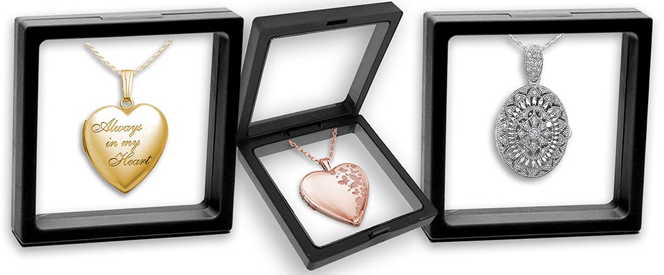 Forever in My Heart Locket Necklace Sterling Silver 18